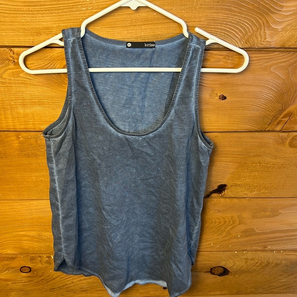 Krisa Revolve Brand women’s tank cami XS Oversized lightweight summer beach sun‎